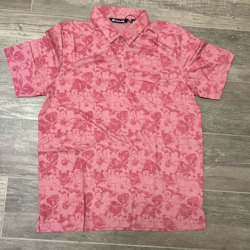NWT Travis Matthew polo - dusty rose